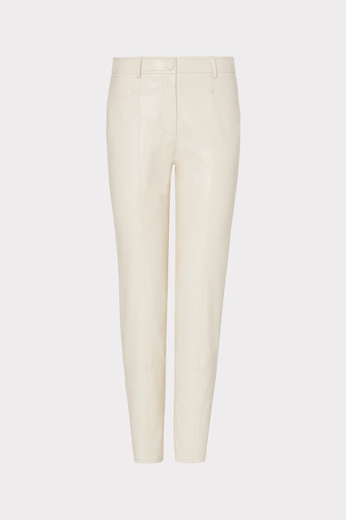 White Leather Classic Trousers – SPRWMN